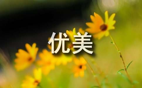 摘抄优美句子初中生
