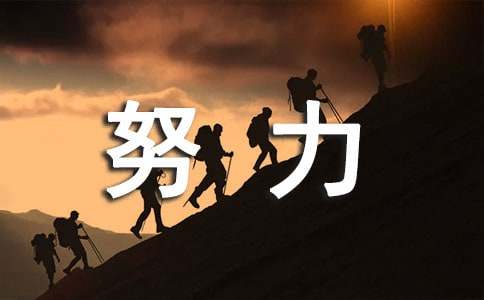 关于努力的哲理句子