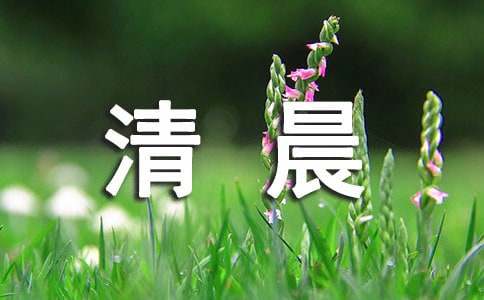 (优秀)清晨的阳光唯美句子